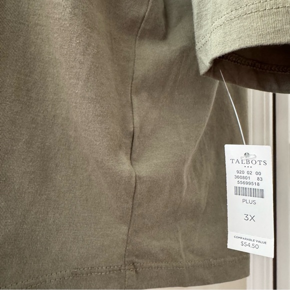 Talbots Ruffle Henley - Picture 4 of 7